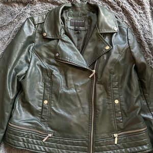 Dark Green Bernardo Jacket